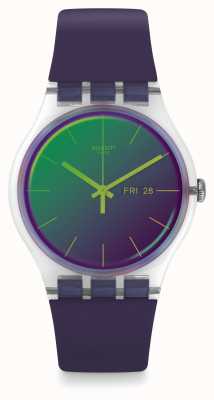 Swatch ​nieuwe heer | polapurple horloge | SUOK712