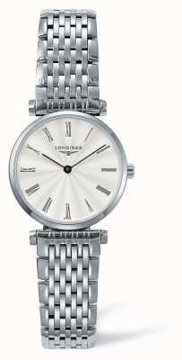 LONGINES Elegantie klassieke zilveren band | wit gezicht | L42094716