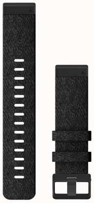 Garmin Alleen Quickfit 22 horlogebandje, gemêleerd zwart nylon 010-12863-07