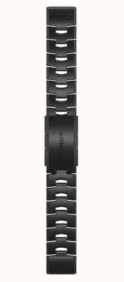 Garmin Alleen Quickfit 22 horlogeband, geventileerde titanium armband met koolstofgrijze dlc-coating 010-12863-09