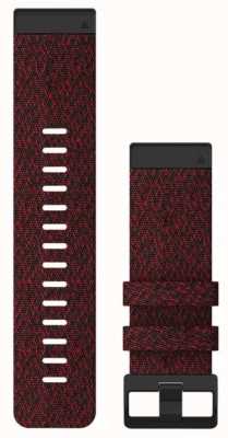 Garmin Alleen Quickfit 26 horlogebandje, gemêleerd rood nylon 010-12864-06