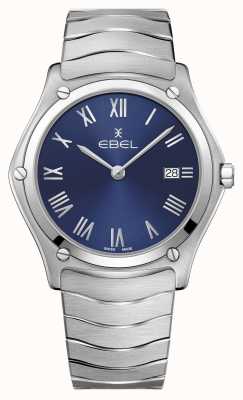 EBEL Sportklassieker (40 mm) blauwe wijzerplaat / roestvrij staal 1216420A