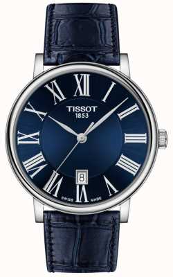 Tissot ​heren | carson premium | blauwe leren band | blauwe wijzerplaat | T1224101604300