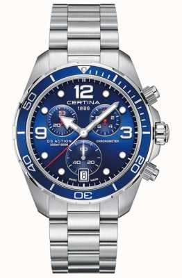 Certina DS Action Chrono | chronometer | roestvrij stalen armband C0324341104700