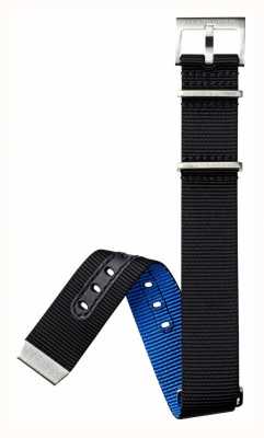 Hamilton Straps Zwart blauwe NATO 20 mm - alleen khaki navy band H600823101