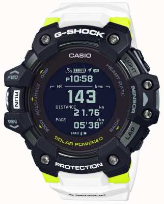 Casio G-schok | g-ploeg | hartslagmeter | bluetooth | wit | GBD-H1000-1A7ER