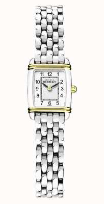 Herbelin Art deco | roestvrijstalen armband voor dames | witte wijzerplaat 17438/T22B
