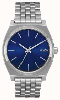Nixon Tijdteller | blauwe zonnestraal | roestvrijstalen armband | blauwe wijzerplaat A045-1258-00