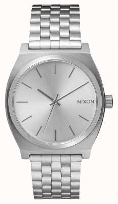 Nixon Tijdteller | helemaal zilver | roestvrijstalen armband | zilveren wijzerplaat A045-1920-00