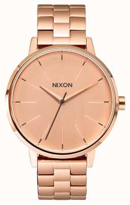 Nixon Kensington | alle roségoud | roségouden ip-armband | rose gouden wijzerplaat A099-897-00