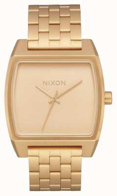 Nixon Tijd tracker | alle goud | gouden ip stalen armband | gouden wijzerplaat A1245-502-00