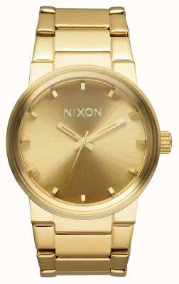 Nixon Kanon | alle goud | gouden ip stalen armband | gouden wijzerplaat A160-502-00