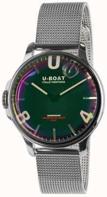 U-Boat Darkmoon 38mm zwarte roestvrijstalen metalen armband 8471/MT