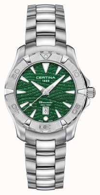 Certina Dames ds action sparkle groene wijzerplaat C0322511109109