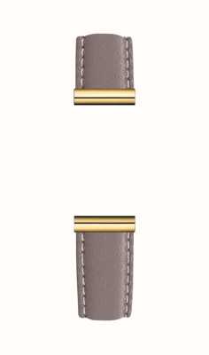 Herbelin Antarès verwisselbare horlogeband - taupe leer / goud pvd - alleen band BRAC17048P20