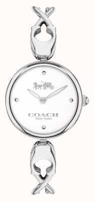 Coach Caroll | roestvrijstalen armband voor dames | witte wijzerplaat 14503750