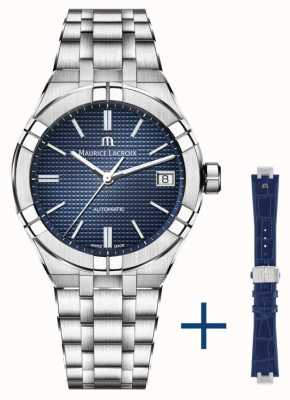 Maurice Lacroix Aikon automatische blauwe wijzerplaat 39 mm AI6007-SS002-430-2