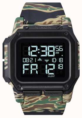Nixon Regulus camouflage digitaal horloge A1180-2351
