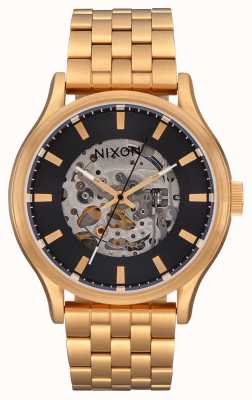 Nixon Spectra verguld roestvrijstalen horloge A1323-010