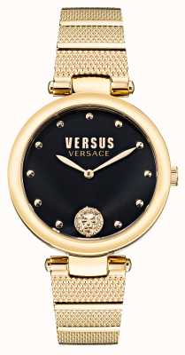 Versus Versace Versus los feliz verguld stalen horloge VSP1G0621