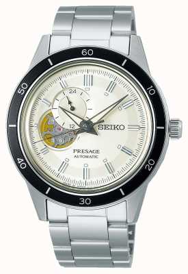 Seiko Presage stijl 60's crème wijzerplaat horloge SSA423J1