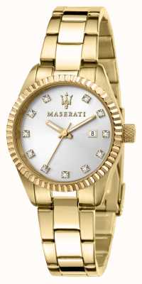 Maserati Dames competizione verguld horloge R8853100506
