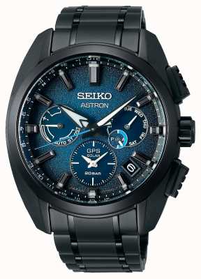 Seiko Ex-display Astron Global Active Ti limited edition blauwe wijzerplaat SSH105J1-EXDISPLAY