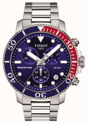 Tissot Seastar 1000 quartz chronograaf blauw T1204171104103