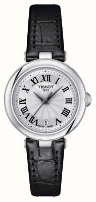 Tissot Bellissima dameshorloge met zwarte leren band T1260101601300