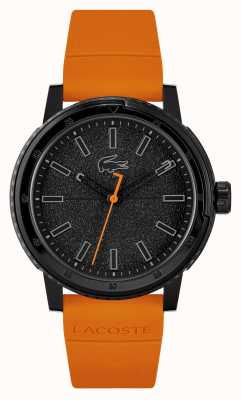 Lacoste Challenger oranje siliconen band 2011095