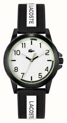Lacoste Rider zwart-wit horloge met siliconen band 2020141
