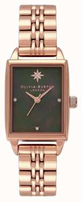 Olivia Burton Celestial North Star rechthoek wijzerplaat horloge OB16GD80