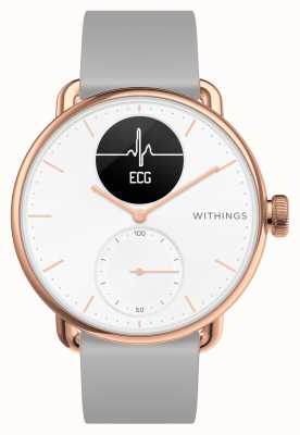 Withings Scanwatch 38mm roségouden hybride smartwatch met ecg HWA09-MODEL 5-ALL-INT