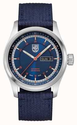 Luminox Land automatisch horloge met blauwe wijzerplaat en blauwe band XL.1903