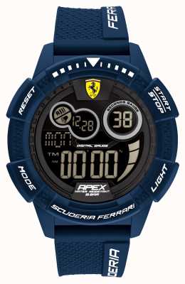 Scuderia Ferrari Apex supersnelle blauwe siliconen band 0830858