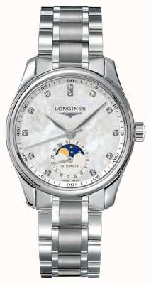 LONGINES Master collectie roestvrijstalen armband voor dames L24094876