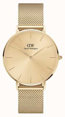 Daniel Wellington Petite unitone 36 mm gouden milanese mesh armband DW00100475