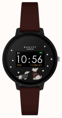 Radley Serie 03 smartwatch bordeauxrode siliconen band RYS03-2060