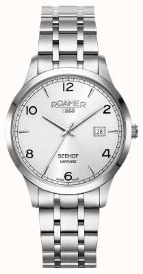 Roamer Seehof zilveren wijzerplaat stalen armband 509833 41 14 20