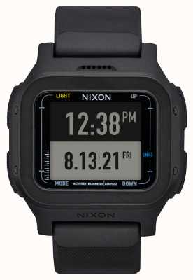 Nixon Regulus expeditie volledig zwart horloge A1324-001-00