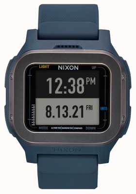Nixon Regulus expeditie | marineblauw horloge met kast en band A1324-307-00
