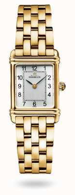 Herbelin Art deco dames gouden pvd horloge 17478/P22B2P