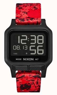 Nixon Warmte | zwart en rood | digitaal horloge A1320-008-00