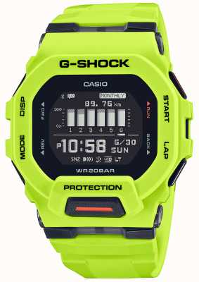 Casio G-shock g-squad digitaal quartz limoengroen horloge GBD-200-9ER