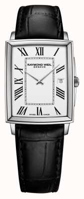Raymond Weil Toccata herenhorloge met zwarte leren band 5425-STC-00300