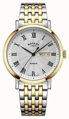 Rotary Windsor tweekleurig roestvrijstalen horloge GB05421/01