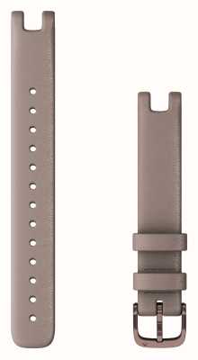 Garmin Alleen lelieband (14 mm), Italiaans paloma-leer met donkerbronzen hardware 010-13068-A0