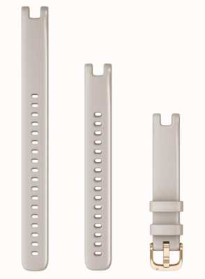 Garmin Alleen lelieband (14 mm), licht zand met roségouden hardware 010-13068-01