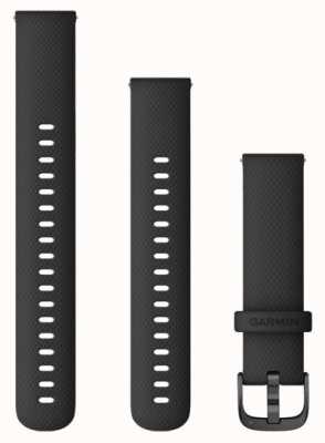 Garmin Alleen snelspanband (18 mm), zwart met leisteenhardware 010-12932-01