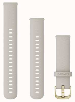 Garmin Alleen snelspanband (18 mm), licht zand met lichtgouden hardware 010-12932-0D